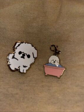 🌺SALE🌺 Poodle Brooch & Charm Set NWOT